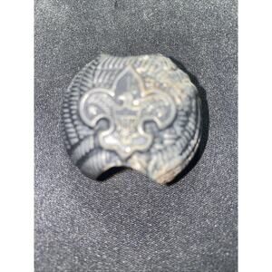 BSA Vintage Early 1970’s Silver Tone Metal Slide Neckerchief Holder